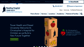 What Readinghealth.org website looked like in 2020 (4 years ago)