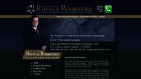 What Ronaldrodriguez.com website looked like in 2020 (4 years ago)
