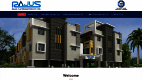 What Rajusflats.com website looked like in 2020 (4 years ago)