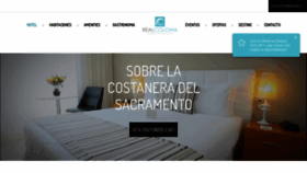 What Realcolonia.com website looked like in 2020 (6 years ago)