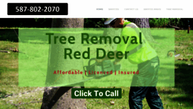 What Reddeertreeservices.ca website looked like in 2020 (4 years ago)