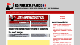 What Roja-directa.fr website looked like in 2020 (4 years ago)