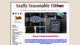 What Reasonableribbon.com website looked like in 2020 (4 years ago)