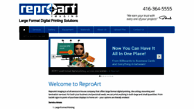 What Reproart.com website looked like in 2020 (4 years ago)