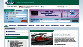 What Rmv.de website looked like in 2020 (4 years ago)