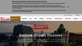 What Rwsentosa.com website looked like in 2020 (4 years ago)