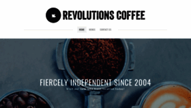 What Revolutionscoffee.com website looked like in 2020 (4 years ago)