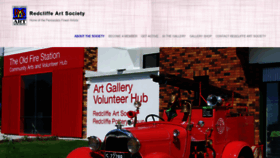 What Redcliffeartsociety.com.au website looked like in 2020 (4 years ago)