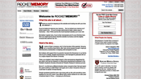 What Rocketmemory.com website looked like in 2020 (4 years ago)