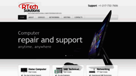 What Rtechsolutions.com website looked like in 2020 (4 years ago)