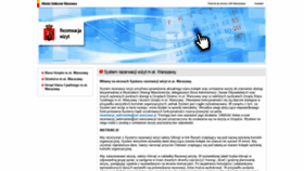 What Rezerwacje.um.warszawa.pl website looked like in 2020 (4 years ago)