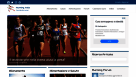 What Runningitalia.it website looked like in 2020 (4 years ago)