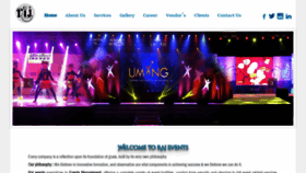 What Rajevents.in website looked like in 2020 (4 years ago)