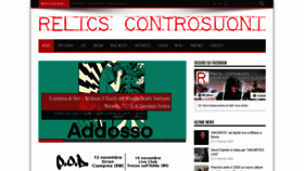 What Relics-controsuoni.com website looked like in 2020 (4 years ago)