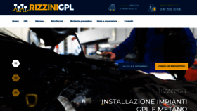 What Rizzinigpl.it website looked like in 2020 (4 years ago)