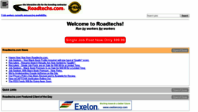 What Roadtechs.com website looked like in 2020 (4 years ago)