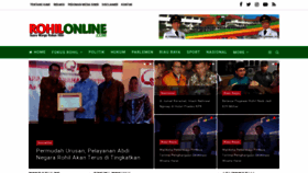 What Rohilonline.com website looked like in 2020 (4 years ago)