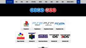 What Romsmax.com website looked like in 2020 (4 years ago)