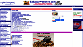 What Refundsweepers.com website looked like in 2020 (4 years ago)