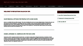 What Reflectionssalondayspa.com website looked like in 2020 (4 years ago)