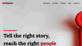 What Redsquirreldigital.com website looked like in 2020 (4 years ago)