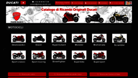 What Ricambi-ducati.it website looked like in 2020 (4 years ago)