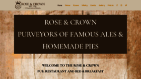 What Roseandcrownyork.com website looked like in 2020 (4 years ago)
