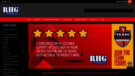 What Rhgproducts.com website looked like in 2020 (4 years ago)