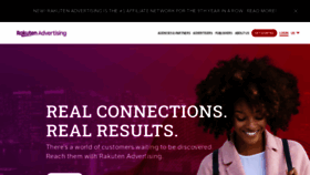 What Rakutenadvertising.com website looked like in 2020 (4 years ago)