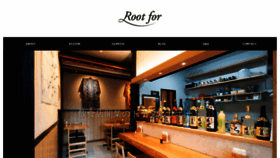 What Root-for.com website looked like in 2020 (6 years ago)