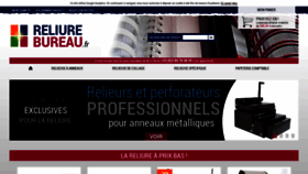 What Reliure-bureau.fr website looked like in 2020 (4 years ago)