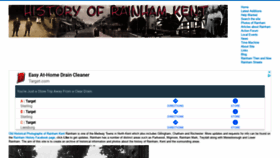 What Rainham-history.co.uk website looked like in 2020 (4 years ago)