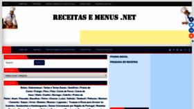What Receitasemenus.net website looked like in 2020 (4 years ago)