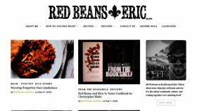 What Redbeansanderic.com website looked like in 2020 (4 years ago)