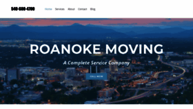 What Roanokemoving.com website looked like in 2020 (4 years ago)