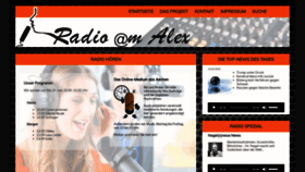 What Radio-am-alex.de website looked like in 2020 (4 years ago)