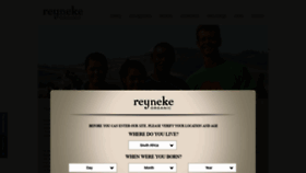 What Reynekewines.co.za website looked like in 2020 (4 years ago)