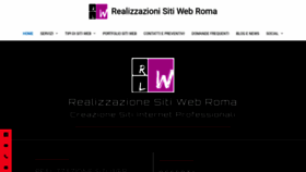 What Romaweblab.it website looked like in 2020 (4 years ago)