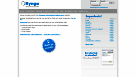 What Rynga.com website looked like in 2020 (4 years ago)