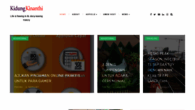 What Ririekhayan.com website looked like in 2020 (4 years ago)