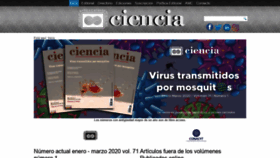 What Revistaciencia.amc.edu.mx website looked like in 2020 (4 years ago)
