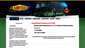 What Rorbi.pl website looked like in 2020 (4 years ago)
