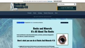 What Rocksandminerals4u.com website looked like in 2020 (4 years ago)