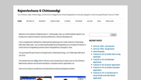 What Rajeevlochana.com website looked like in 2020 (4 years ago)