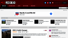 What Rdr2mods.com website looked like in 2020 (4 years ago)