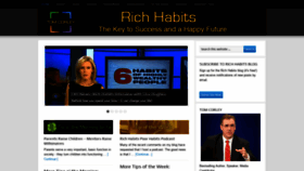 What Richhabits.net website looked like in 2020 (4 years ago)