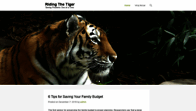 What Ridingthetiger.org website looked like in 2020 (4 years ago)