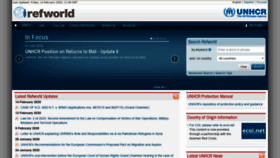 What Refworld.org website looked like in 2020 (5 years ago)