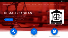 What Rumahkeadilan.co.id website looked like in 2020 (4 years ago)