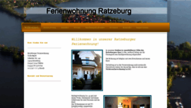 What Ratzeburg-ferienwohnung.de website looked like in 2020 (4 years ago)
